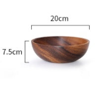 Natural Wooden Salad & Fruit Bowl – Eco-Friendly, Durable & Handcrafted Design