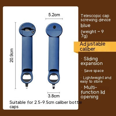 Three-in-one Multifunctional Magnetic Can, Bottle, Jar Opener