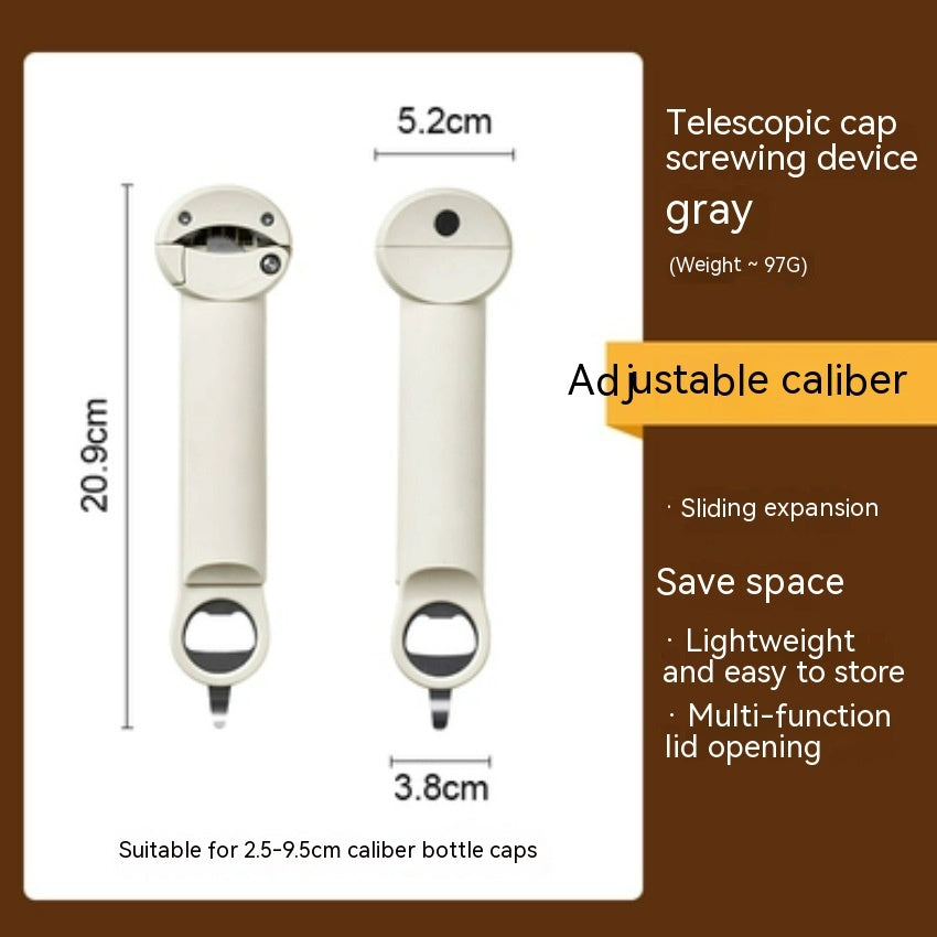 Three-in-one Multifunctional Magnetic Can, Bottle, Jar Opener