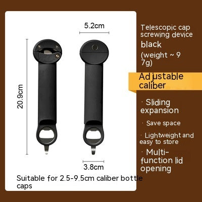 Three-in-one Multifunctional Magnetic Can, Bottle, Jar Opener