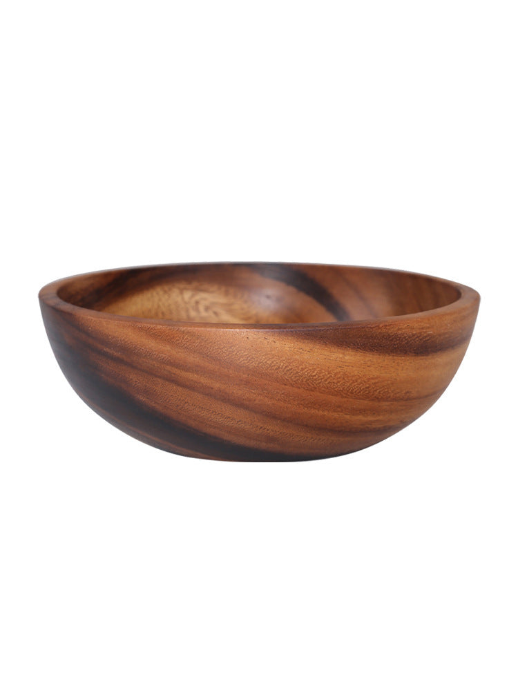 Natural Wooden Salad & Fruit Bowl – Eco-Friendly, Durable & Handcrafted Design