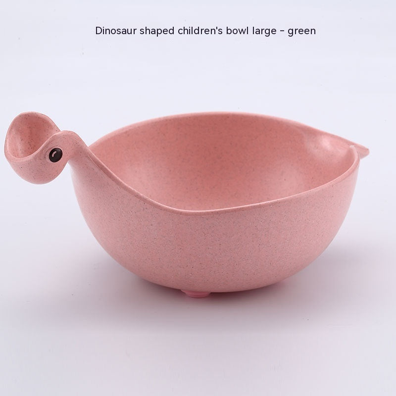 Eco-Friendly Wheat Straw Dinosaur Bowls – BPA-Free, Lightweight & Unbreakable Kids Tableware
