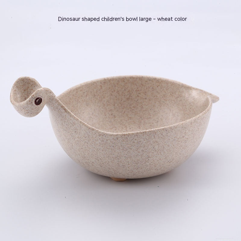 Eco-Friendly Wheat Straw Dinosaur Bowls – BPA-Free, Lightweight & Unbreakable Kids Tableware